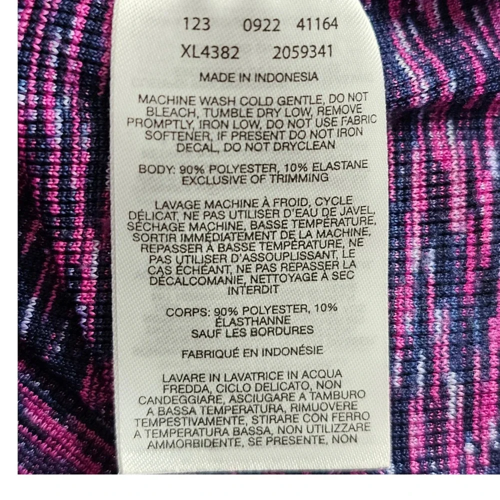 Columbia Tee Shirt Womens XXL Purple Space Dye Crew Neck Short Sleeve Pullover - Picture 6 of 9